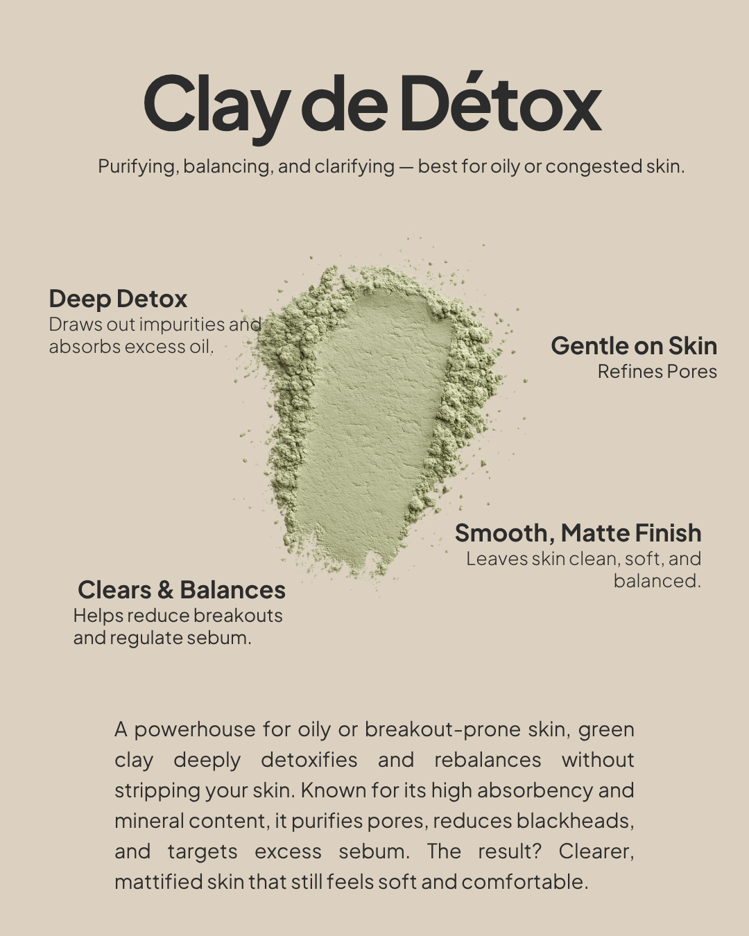Clay de Détox | French Green Clay Mask