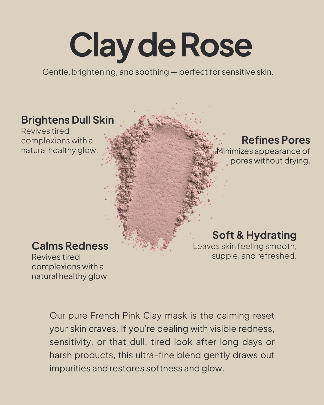 Clay de Rose | French Pink Clay Mask